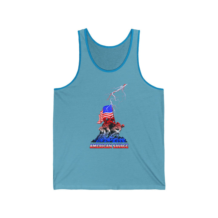 CG AMERICAN BAD ASS RED WHITE BLUE FADE /AMERICAN SAVAGE