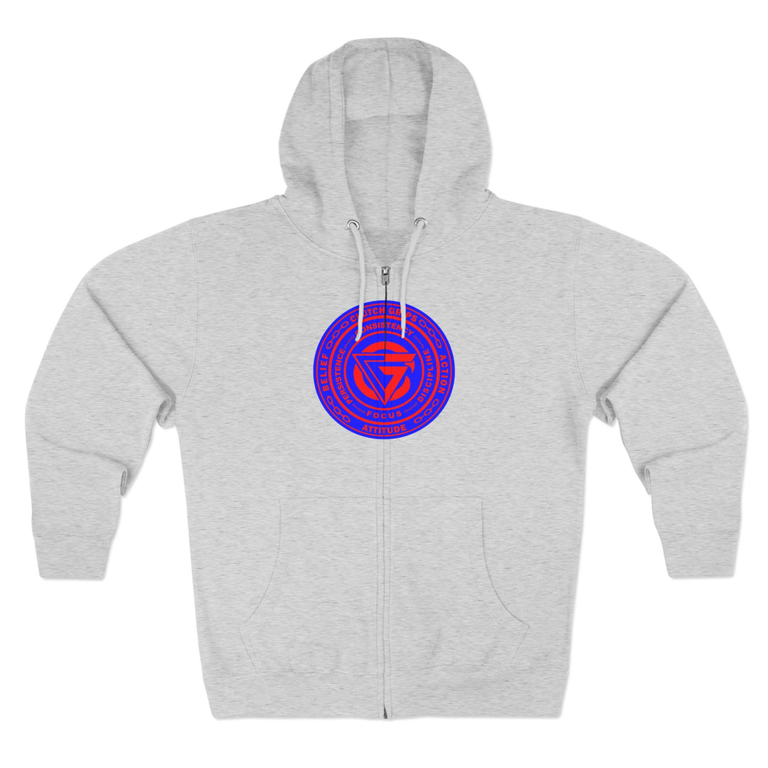 MAC SNAP RED BLUE/LIFT OR DIE ZIP UP