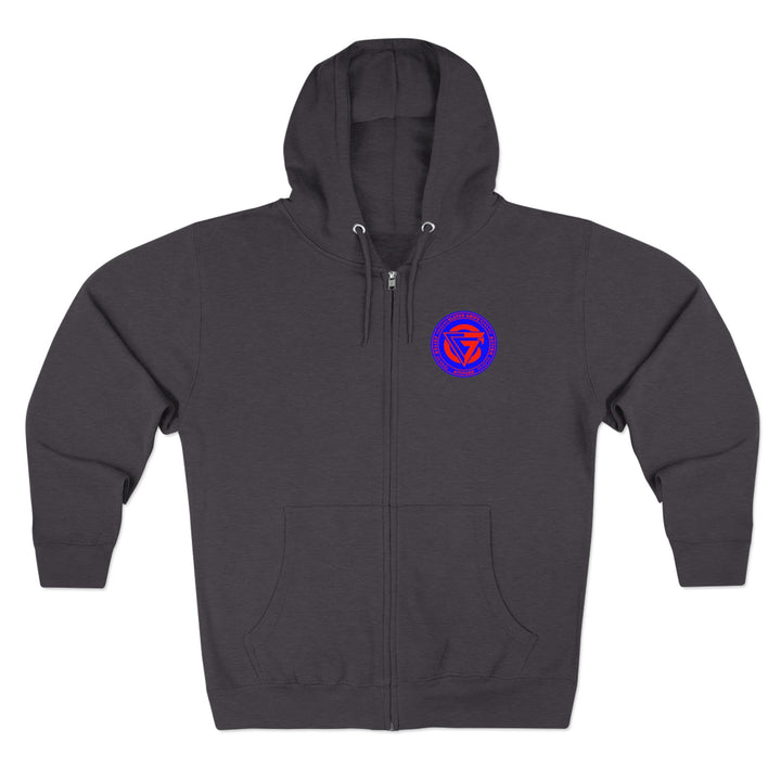MAC SNAP RED BLUE /LIFT OR DIE ZIP UP