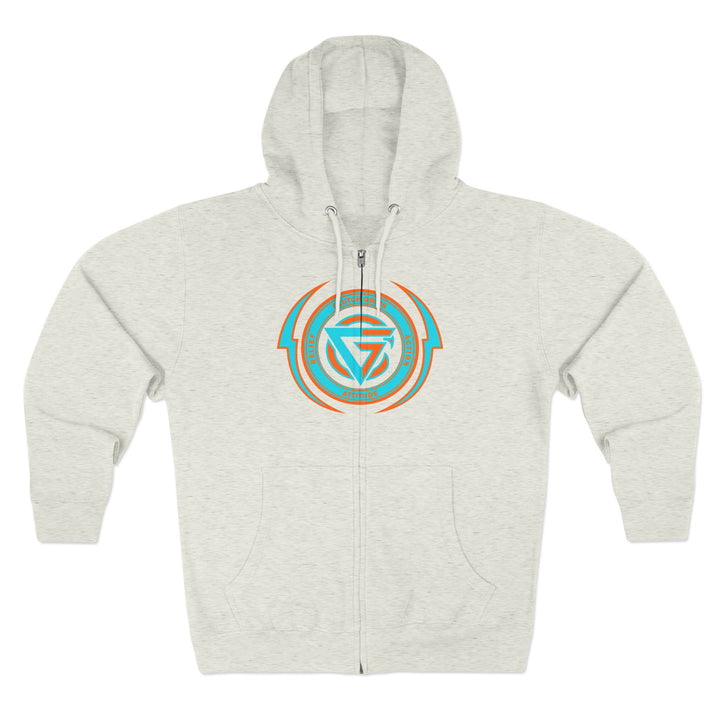 CG BIG MAC CHIEF AQUA ORANGE/READY FOR WAR ZIP UP