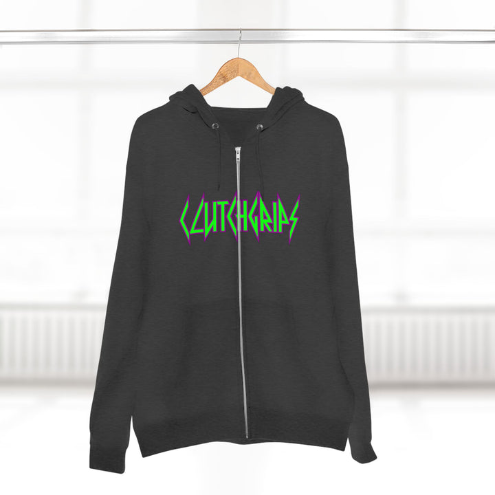 CG ANGRY DOG PURPLE GREEN/LIFT OR DIE ZIP UP