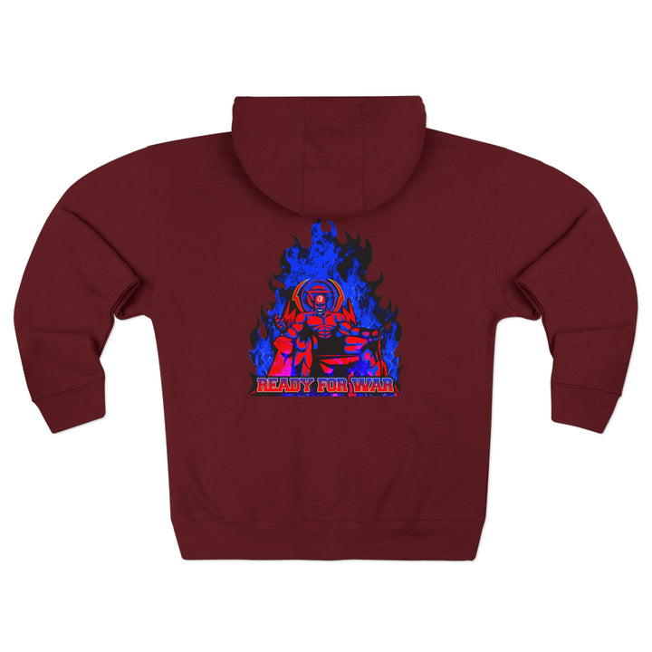 MAC FINAL BOSS RED BLUE /READY FOR WAR ZIP UP