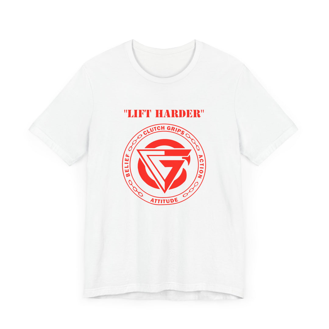 CG LOGO BASIC RED WHITE /LIFT HARDER