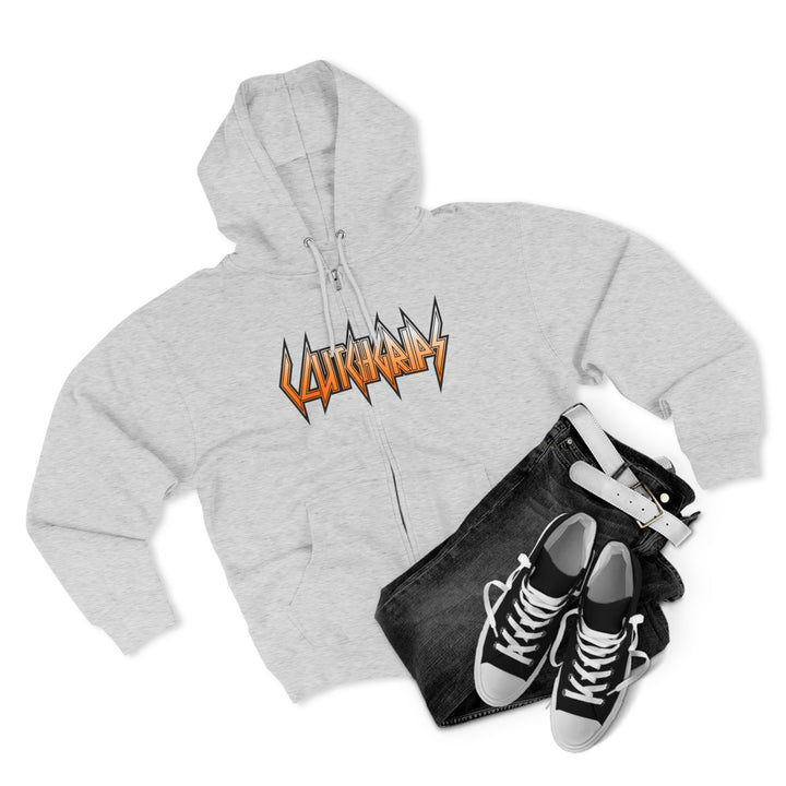 CG A AMERICAN WARRIORS ORANGE WHITE FADE /CONQUER ZIP UP