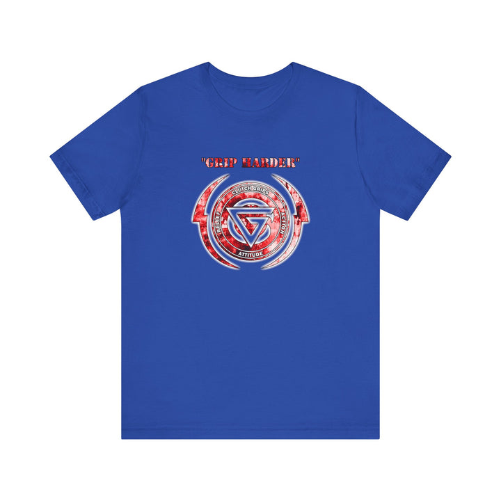 CG DOUBLE BOLT LOGO BLOOD SPATTER/GRIP HARDER