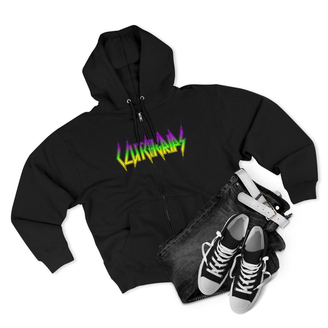 CG LIFT KICK YELLOW GREEN PURPLE/LIFT HARDER ZIP UP
