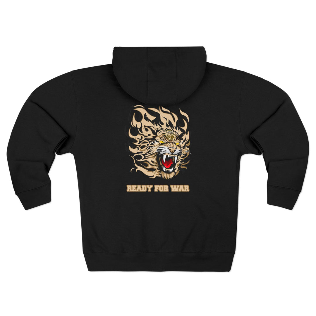 CG TIGER FLAME DESERT SAND /READY FOR WAR ZIP UP