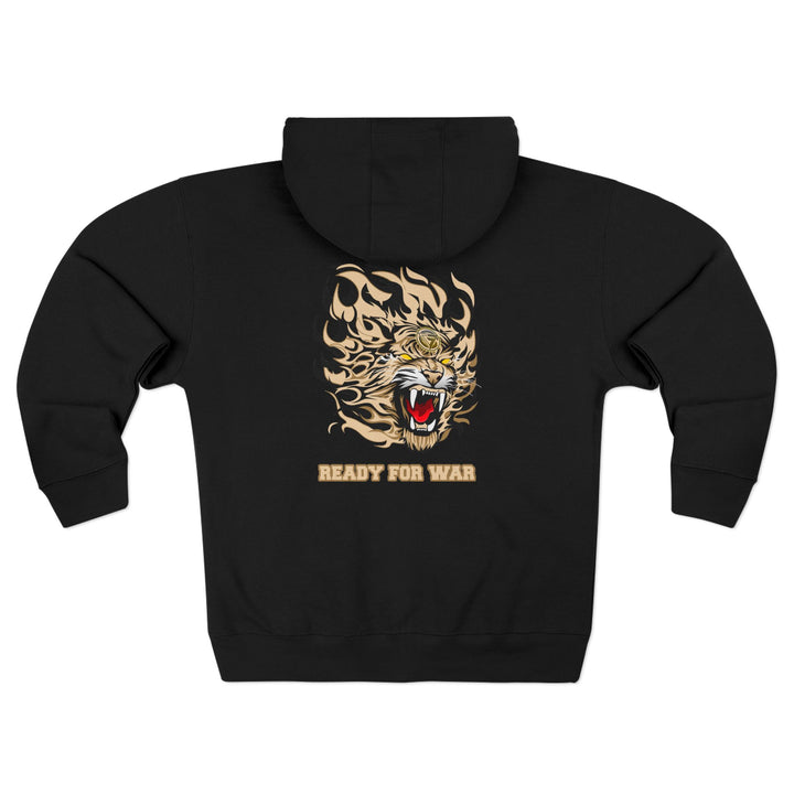 CG TIGER FLAME DESERT SAND /READY FOR WAR ZIP UP
