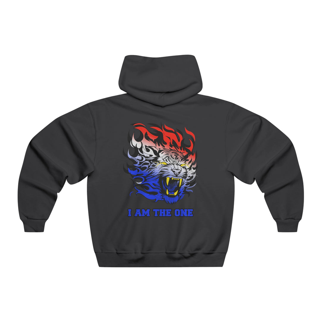 TIGER FLAME RED WHITE BLUE / I AM THE ONE