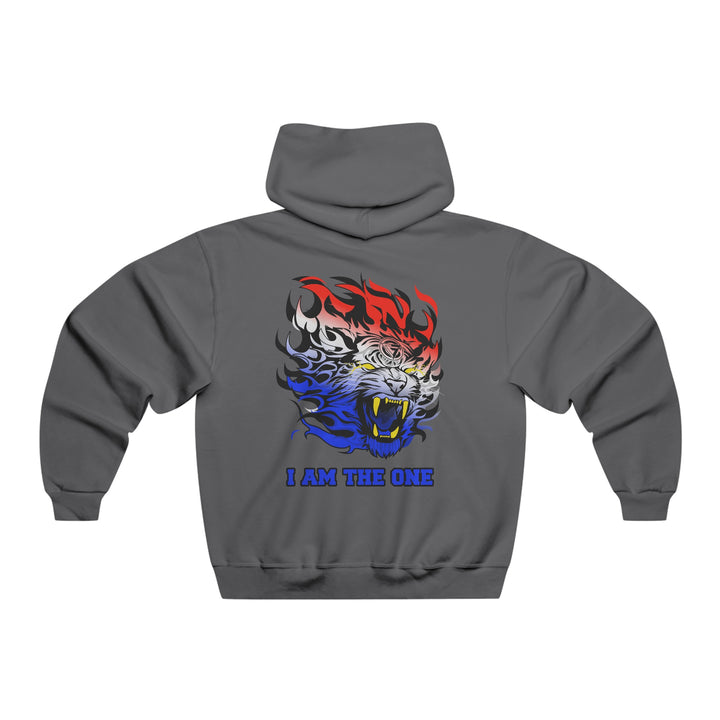 TIGER FLAME RED WHITE BLUE / I AM THE ONE