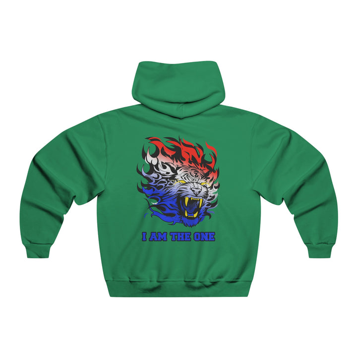 TIGER FLAME RED WHITE BLUE / I AM THE ONE