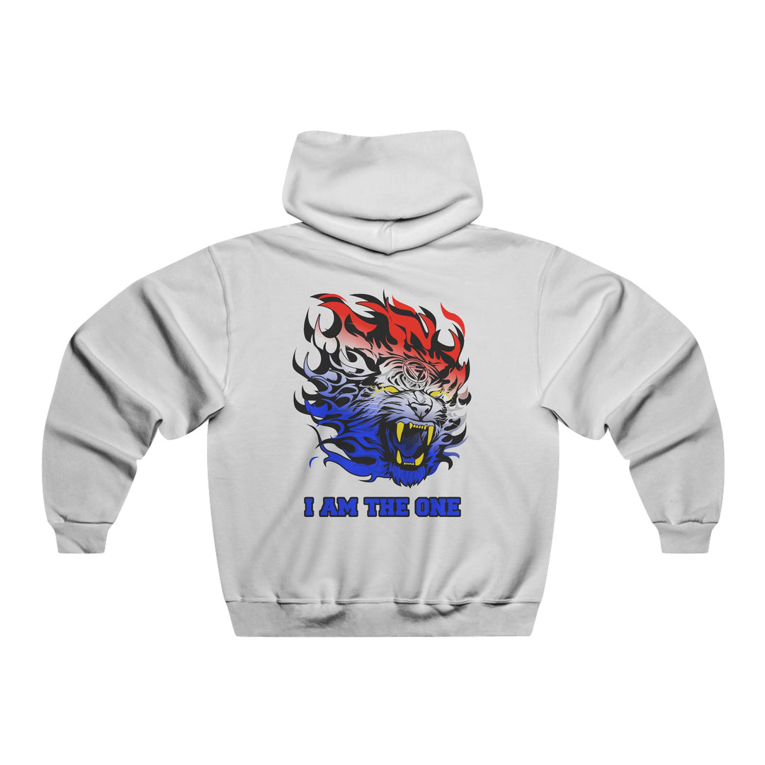 TIGER FLAME RED WHITE BLUE / I AM THE ONE