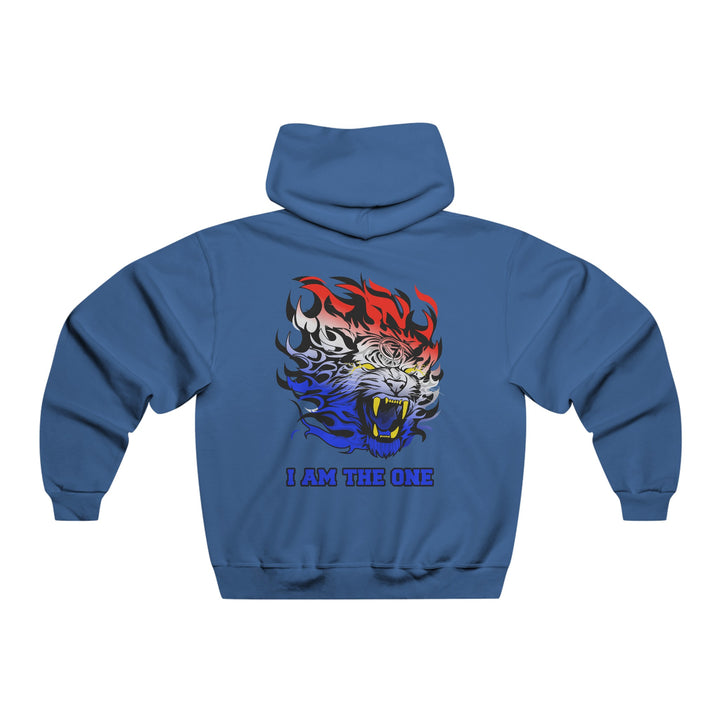 TIGER FLAME RED WHITE BLUE / I AM THE ONE
