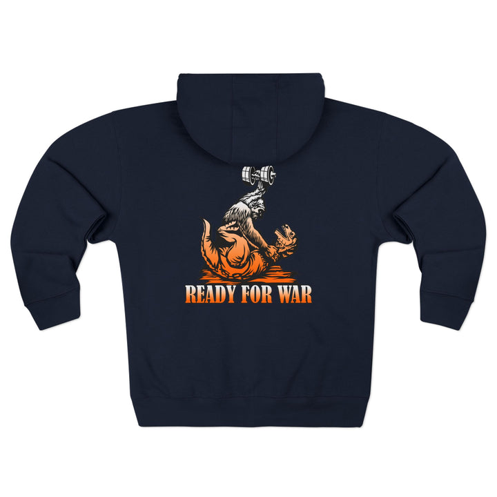 CG APE VS ZILLA ORANGE WHITE FADE /READY FOR WAR ZIP UP