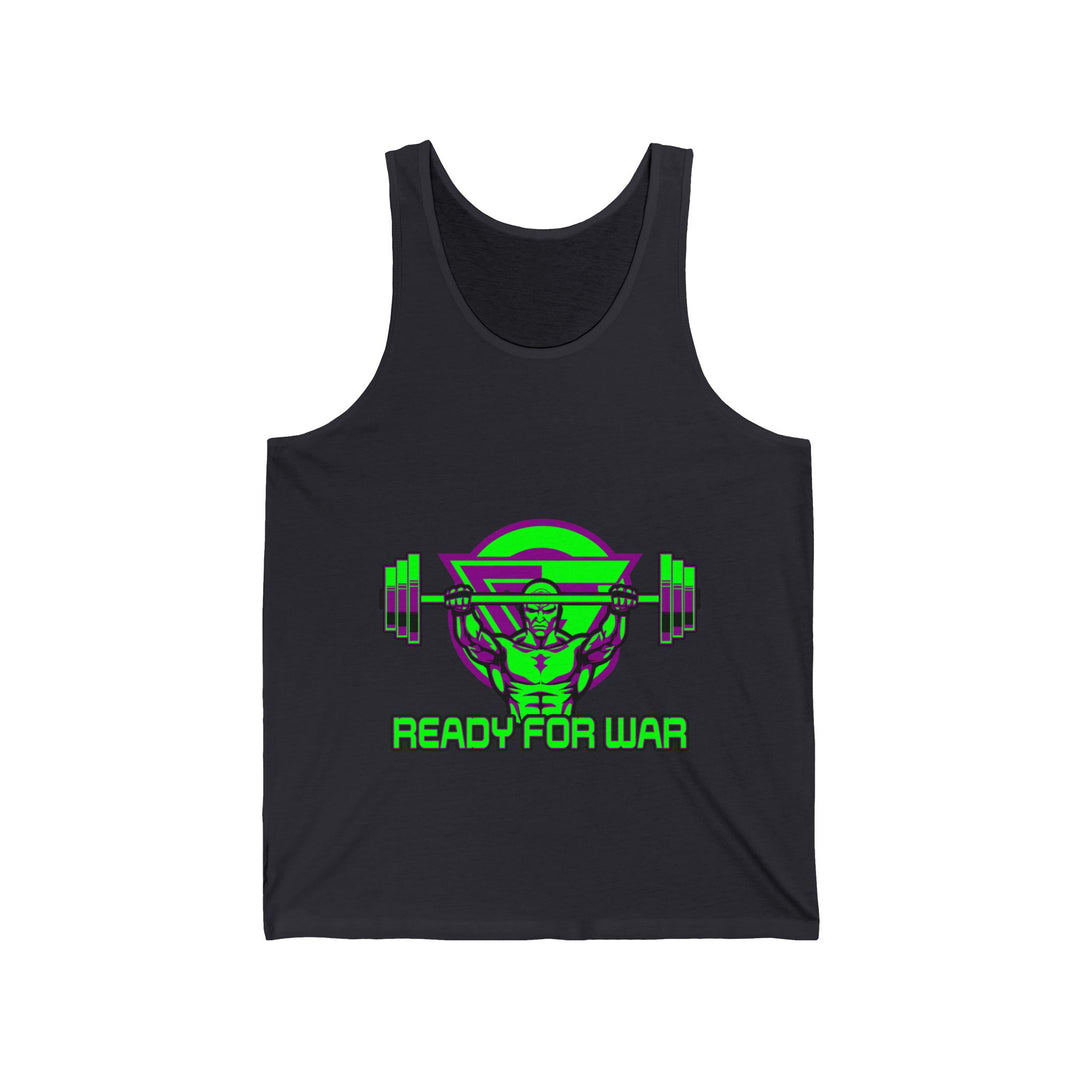 ENTER THE MAC PURPLE GREEN TANK/READY FOR WAR