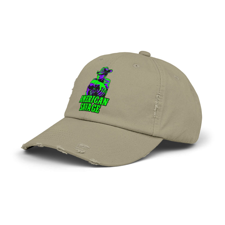 COWBOY KILLER PURPLE GREEN /AMERICAN SAVAGE CAP