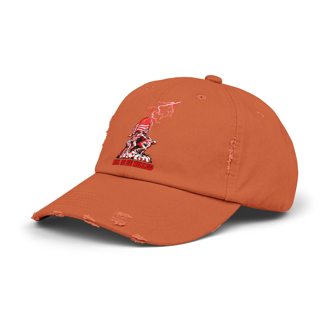 AMERICAN WARRIOR RED WHITE/KILL OR BE KILLED CAP