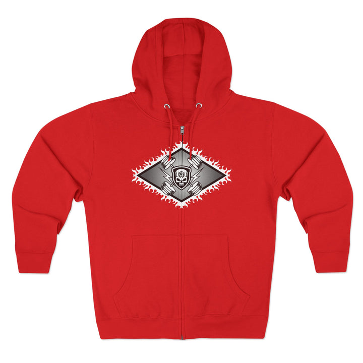 WICKED VIPER BLACK WHITE /LIFT OR DIE ZIP UP