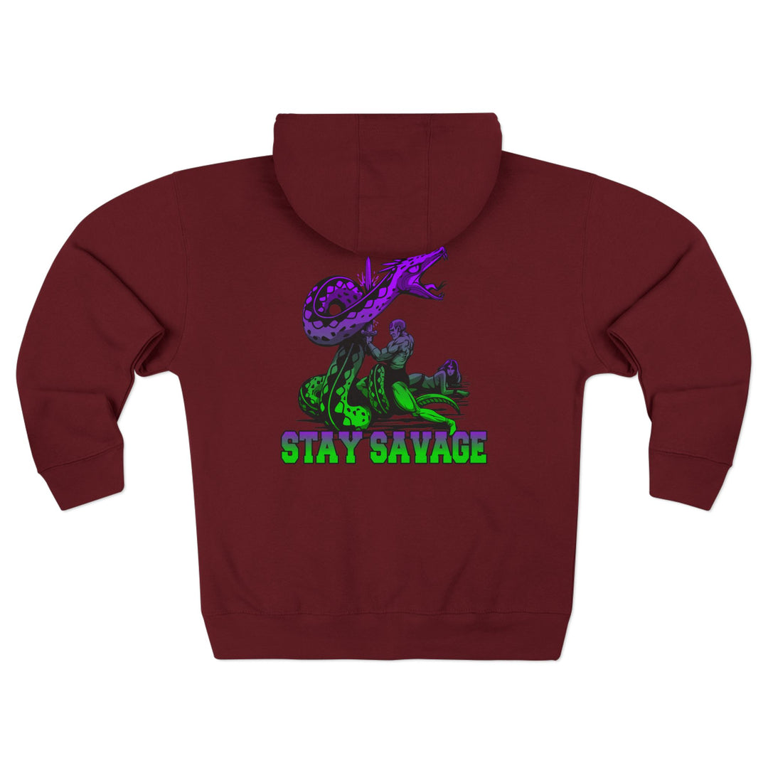 CG SERPENT SLAYER PURPLE GREEN /STAY SAVAGE ZIP UP