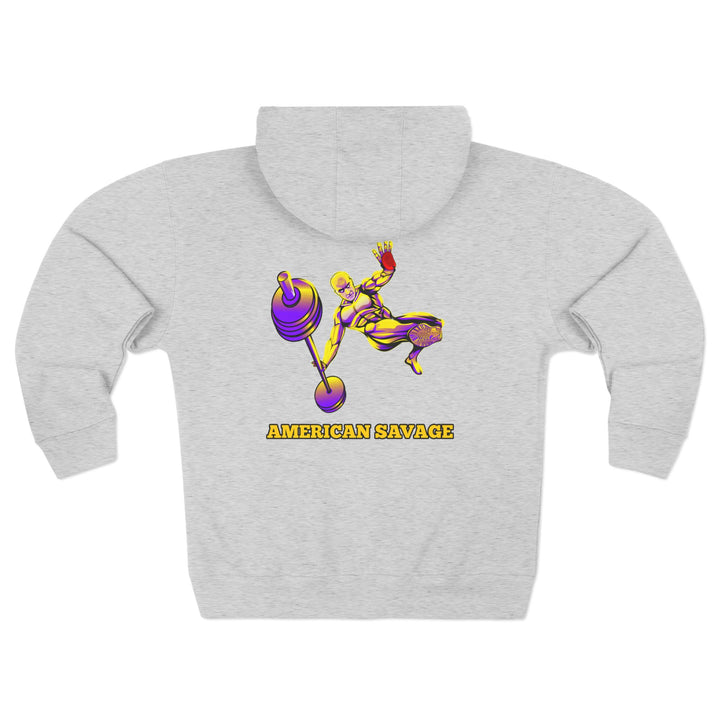 CG MAC JUMP PURPLE GOLD /AMERICAN SAVAGE ZIP UP