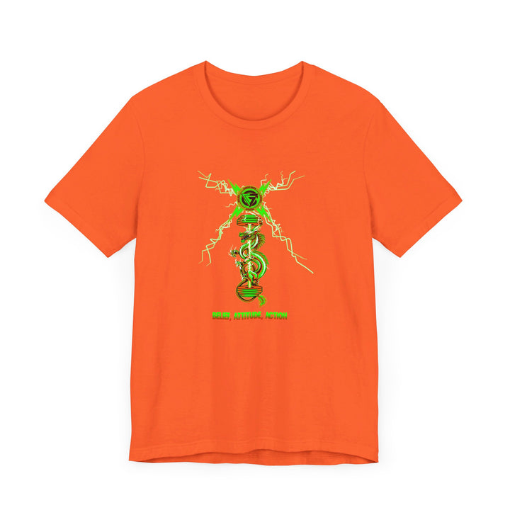 BARBELL DRAGON GREEN ORANGE