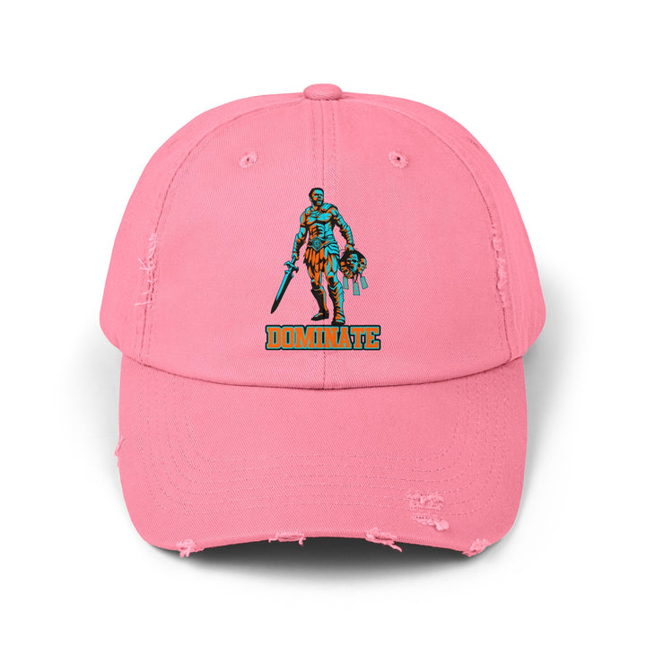 CG MAN ON A MISSION ORANGE AQUA/DOMINATE CAP