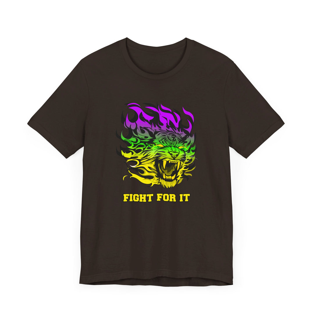 TIGER FLAME YELLOW GREEN PURPLE /FIGHT FOR IT