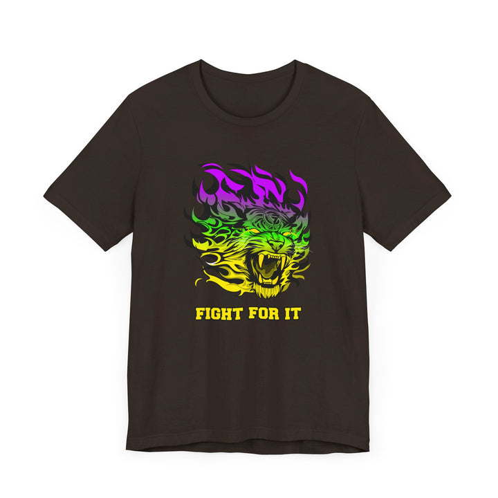 TIGER FLAME YELLOW GREEN PURPLE /FIGHT FOR IT