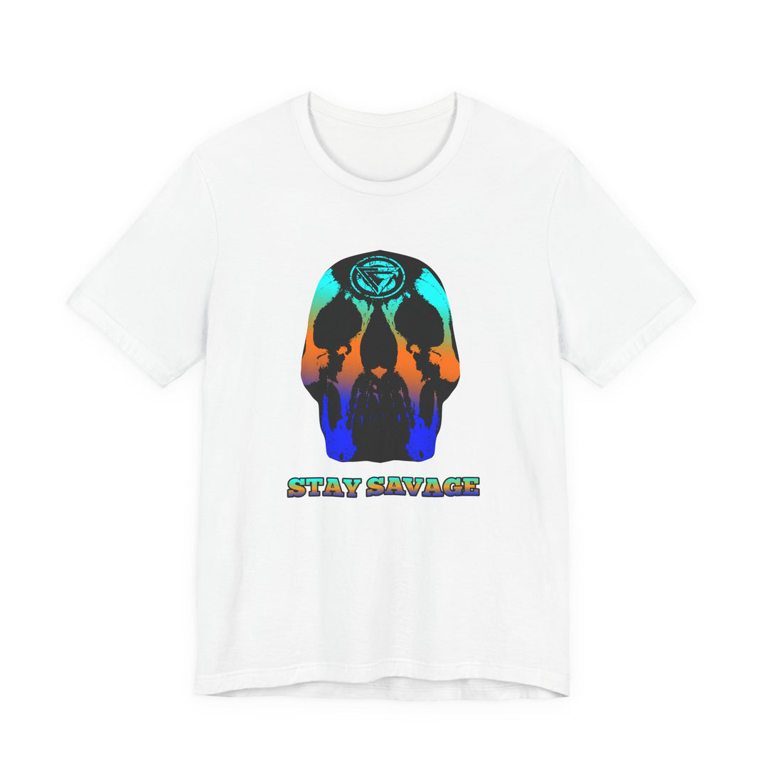 SKULLATOR BLUE ORANGE AQUA  /STAY SAVAGE