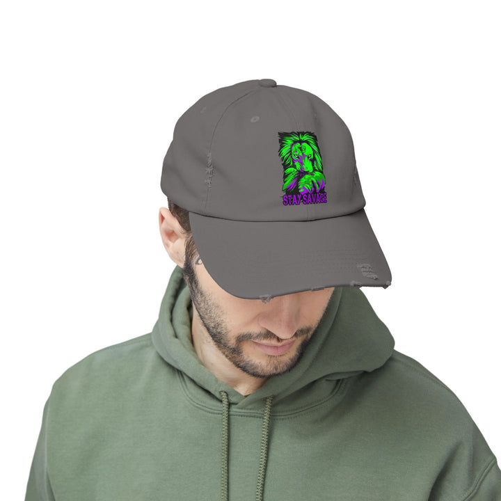 LION HEART PURPLE GREEN /STAY SAVAGE CAP