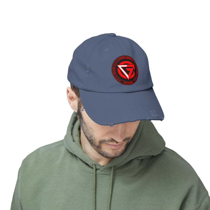 CG LOGO RED WHITE BLACK CAP