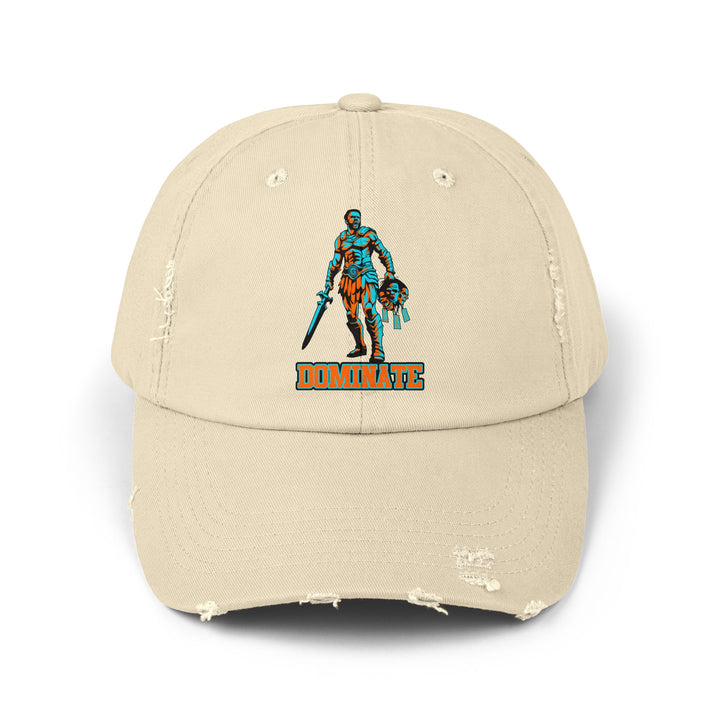 CG MAN ON A MISSION ORANGE AQUA/DOMINATE CAP