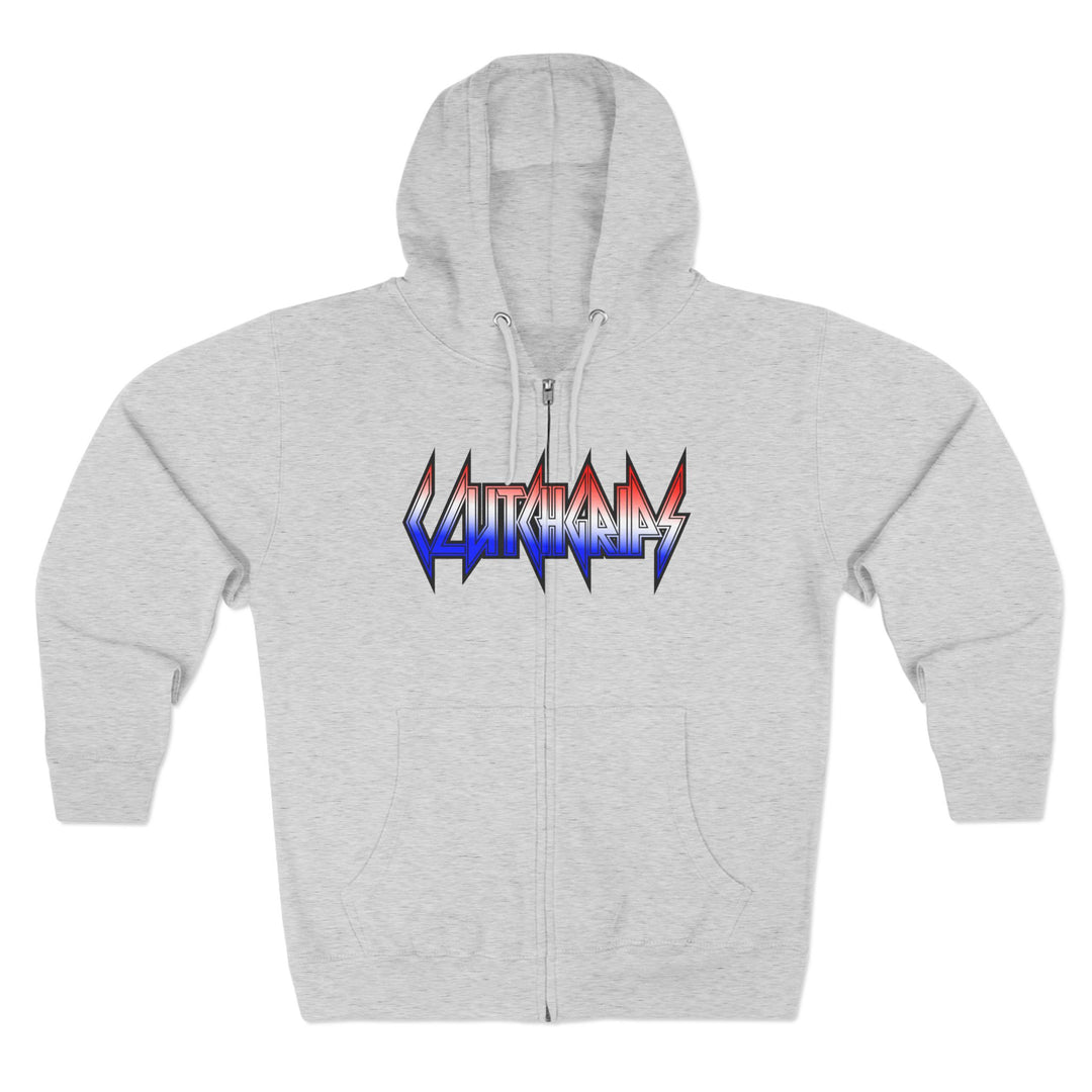 CG A AMERICAN WARRIORS RED WHITE BLUE FADE /BRINGING IT BACK ZIP UP
