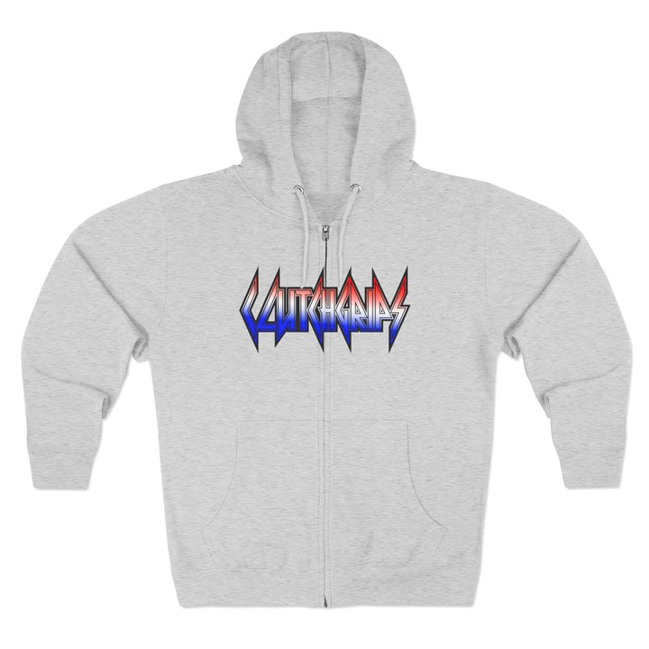 CG A AMERICAN WARRIORS RED WHITE BLUE FADE /BRINGING IT BACK ZIP UP