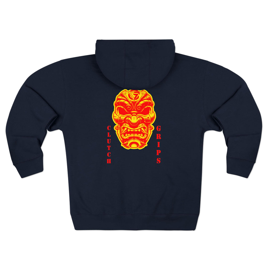 CG SAMURAI MASK RED GOLD /FORGED IN FIRE ZIP UP