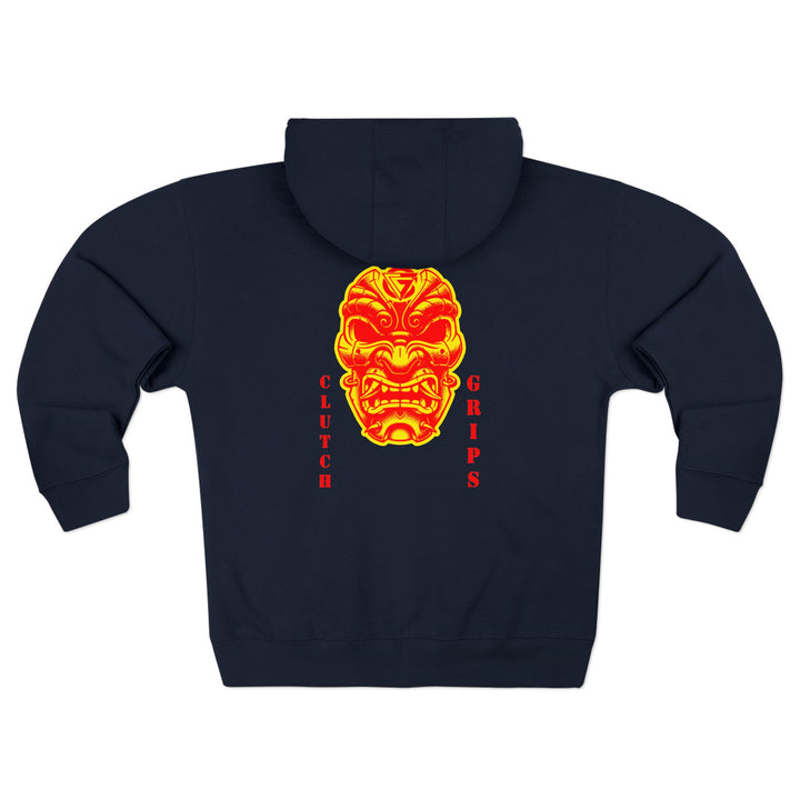 CG SAMURAI MASK RED GOLD /FORGED IN FIRE ZIP UP