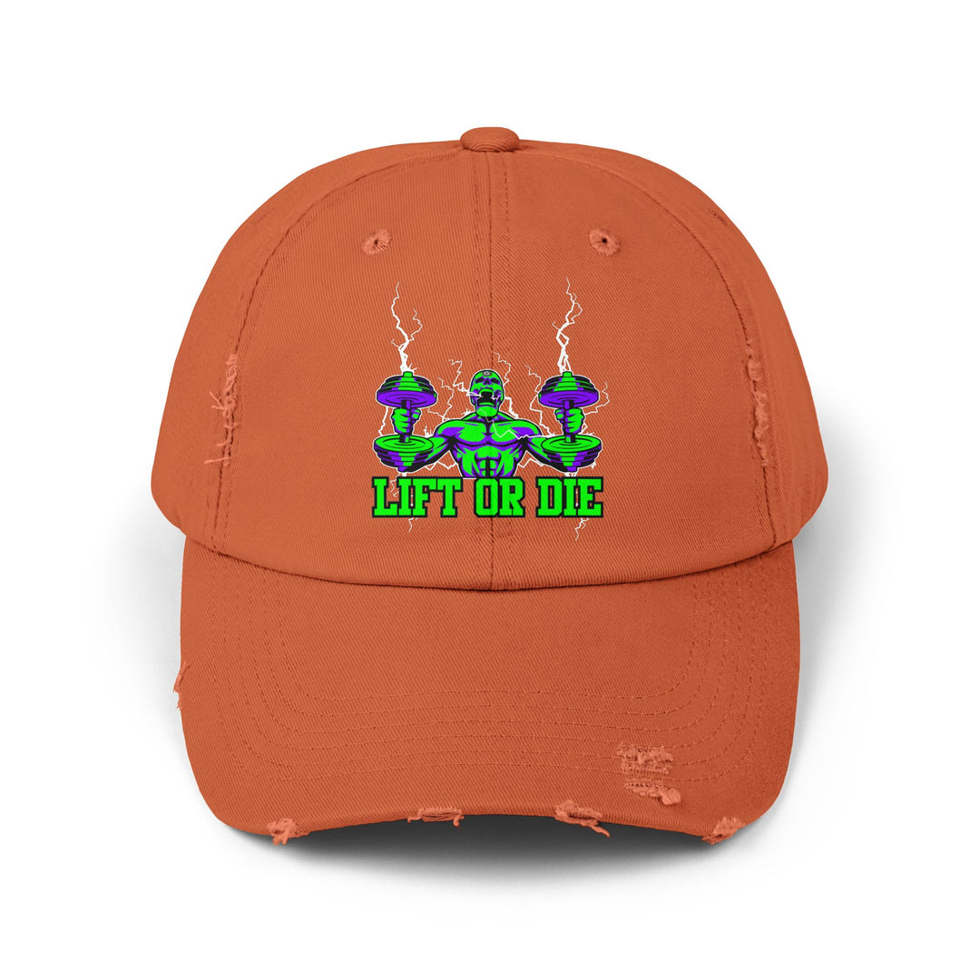 RIDE THE LIGHTNING HYPER PURPLE GREEN/LIFT OR DIE CAP