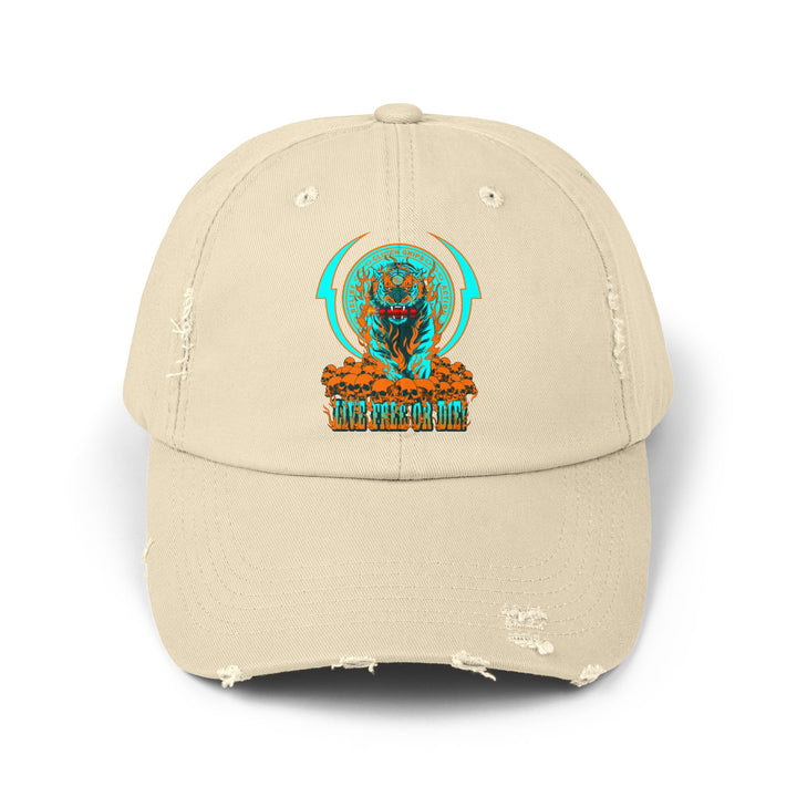 DYNAMITE TIGER MIAMI COLORS/LIVE FREE OR DIE CAP