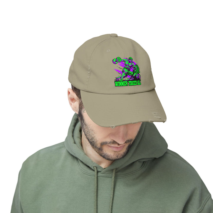 COLISEUM MAC VS LION PURPLE GREEN /WINNER TAKES ALL CAP