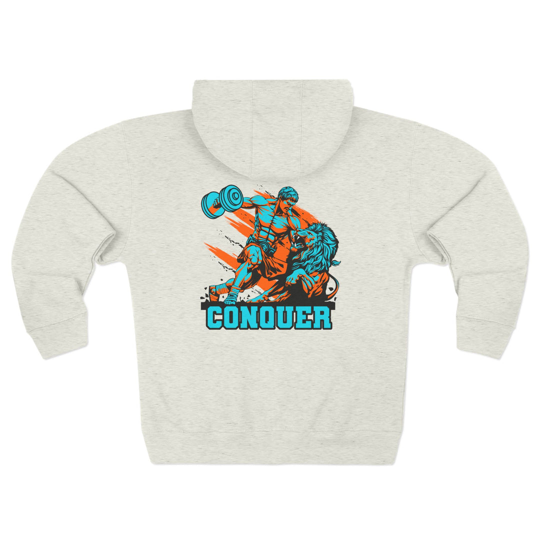 CG COLISEUM MAC VS LION MIAMI COLORS /CONQUER ZIP UP