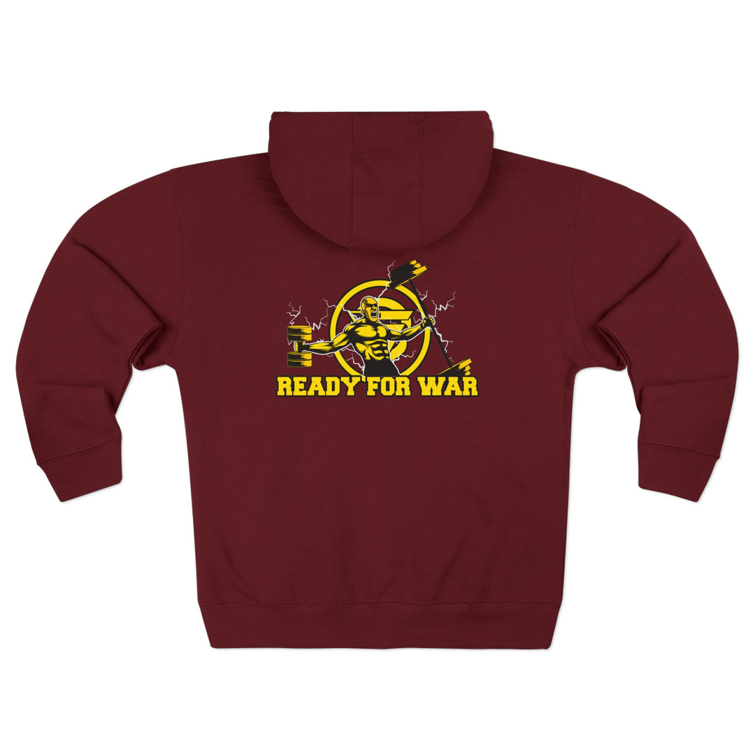 SPARTAN LIFT YELLOW BLACK/READY FOR WAR ZIP UP