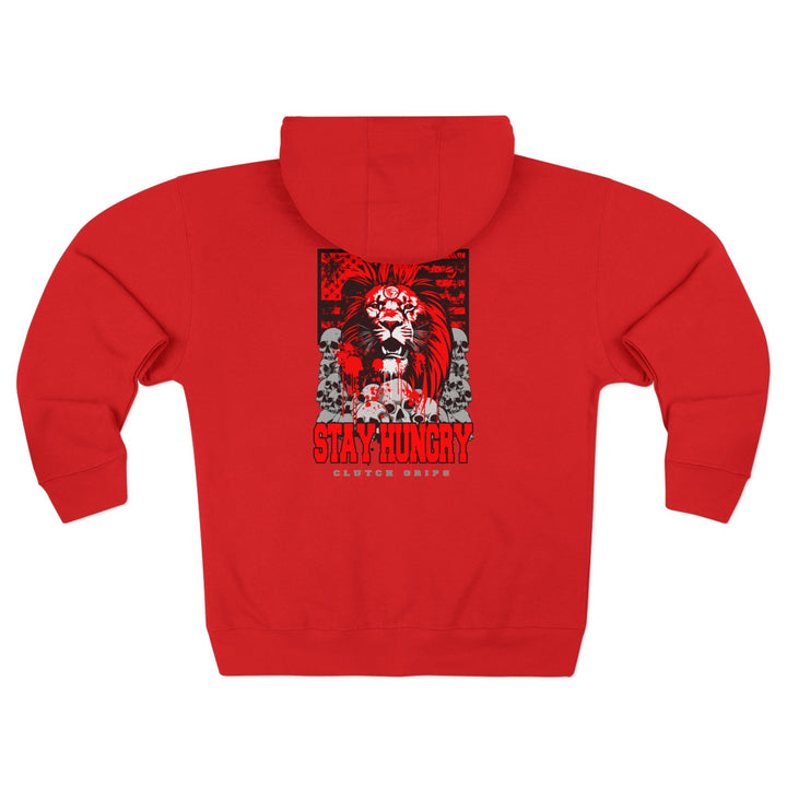 CG LION HEART RED BLACK/STAY HUNGRY ZIP UP