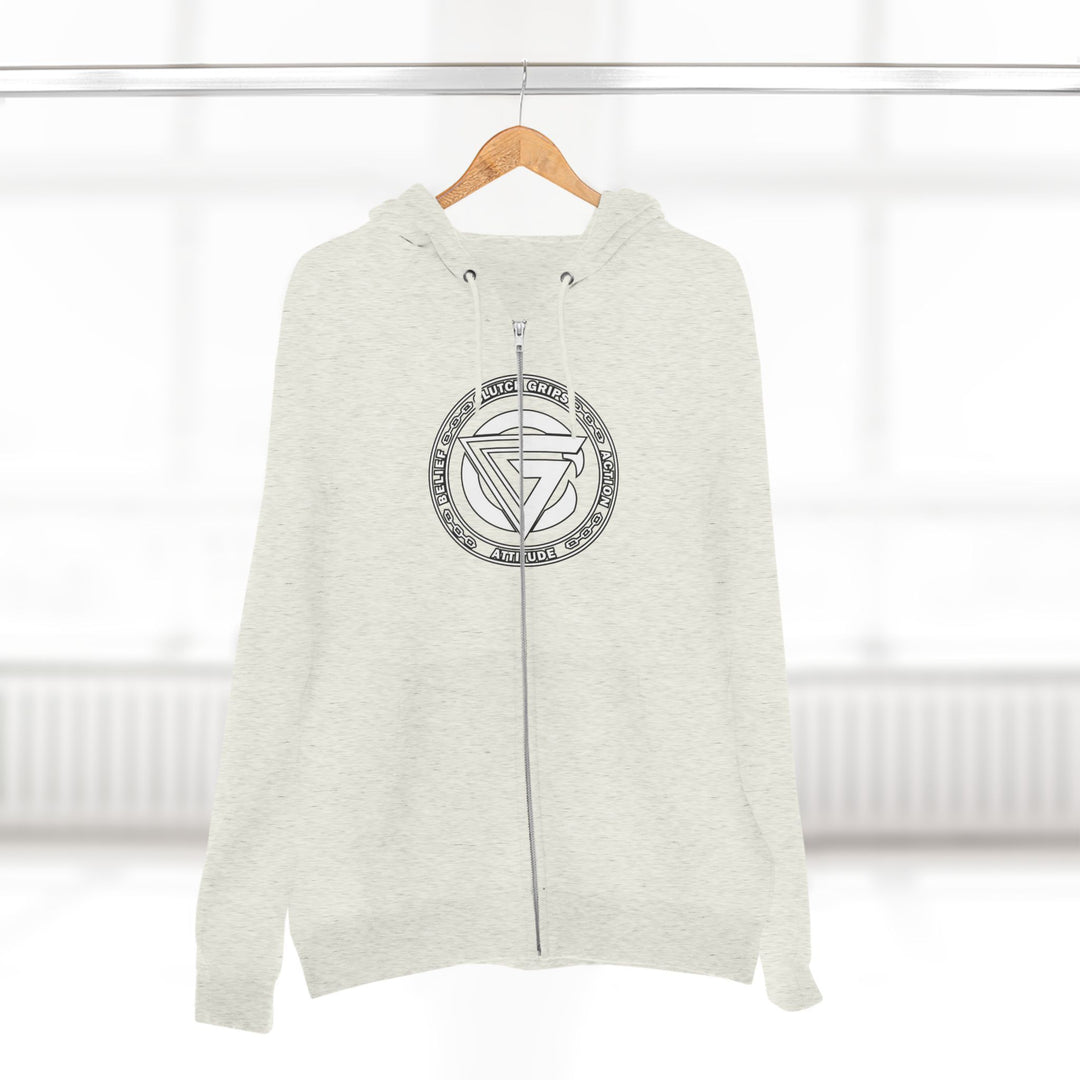 CG MAC JUMP WHITE /THINK DO BECOME ZIP UP