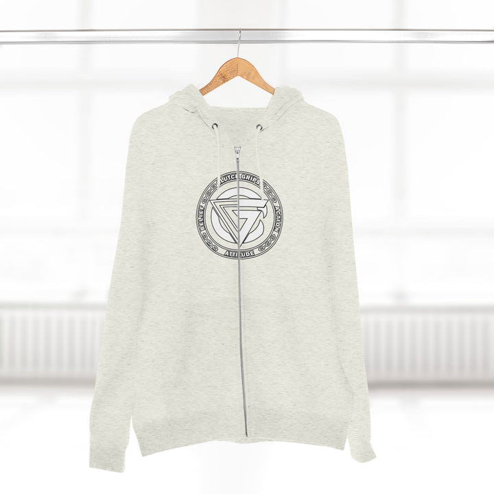 CG MAC JUMP WHITE /THINK DO BECOME ZIP UP