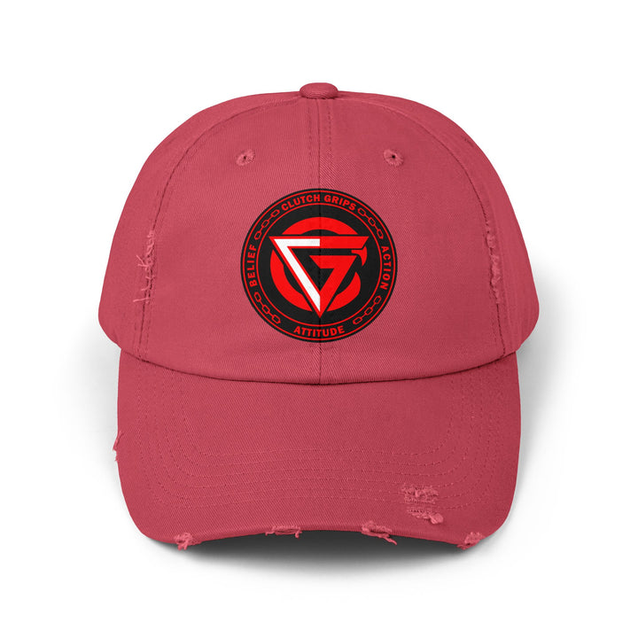 CG LOGO RED WHITE BLACK CAP