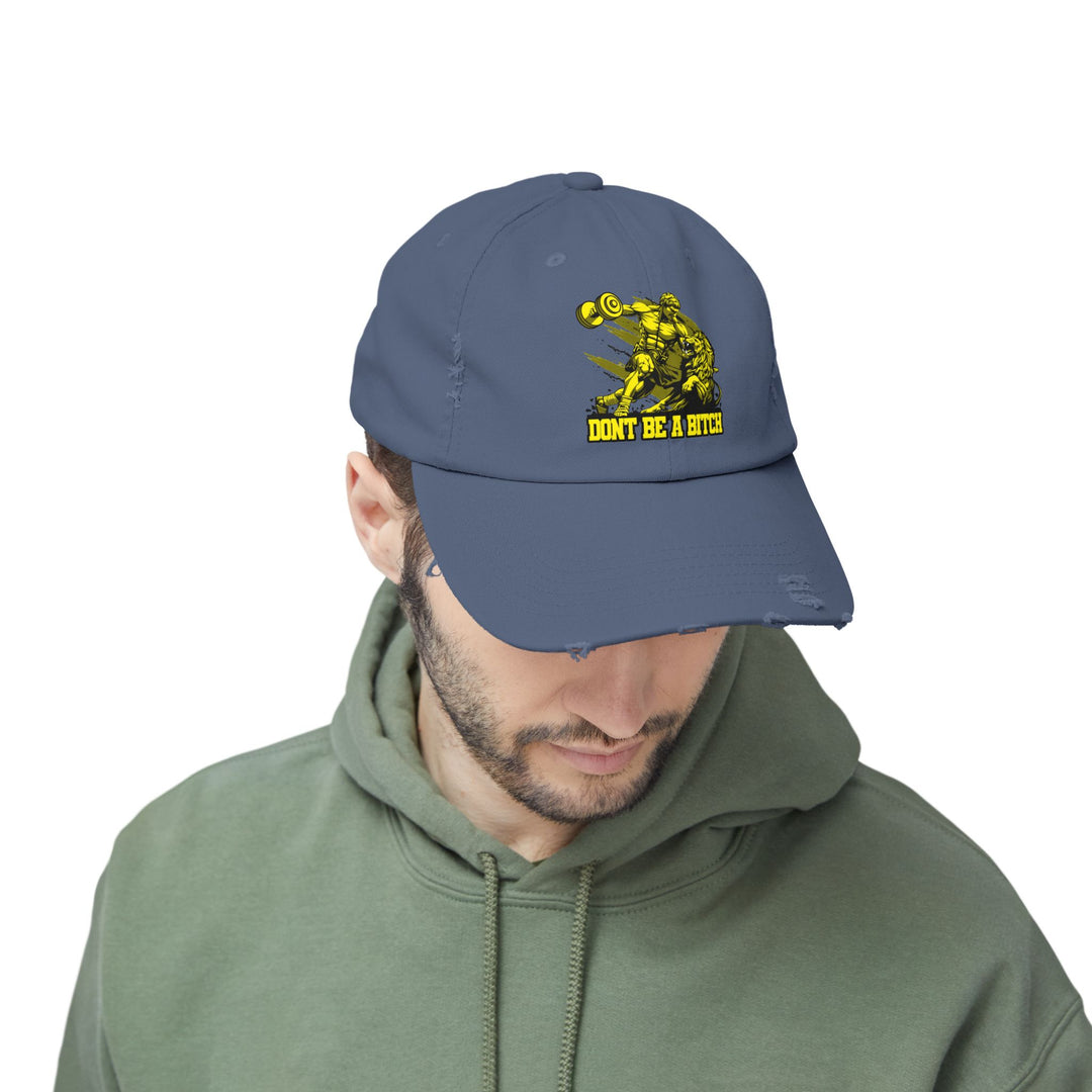 COLISEUM MAC VS LION YELLOW BLACK /DONT BE A BITCH CAP