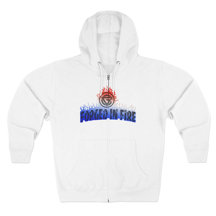 CG A AMERICAN WARRIORS ORANGE WHITE FADE /FREEDOM 1ST ZIP UP