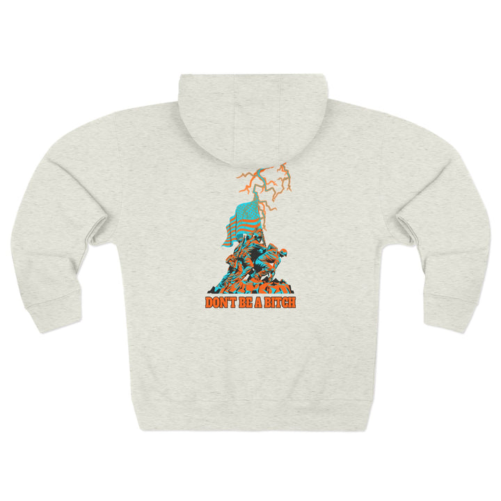 AMERICAN WARRIOR MIAMI COLORS /DONT BE A BITCH ZIP UP