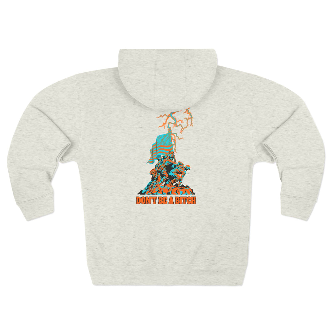 AMERICAN WARRIOR MIAMI COLORS /DONT BE A BITCH ZIP UP