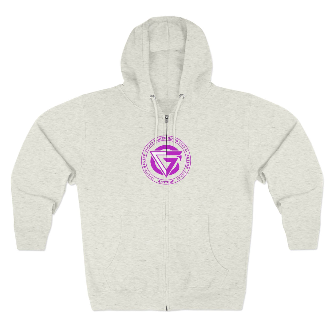 CG SKULL PURPLE/LIFT OR DIE ZIP UP